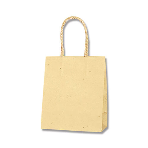 手提げ紙袋（ナチュラル・口折PP紐・幅160×マチ90×高さ195mm）画像