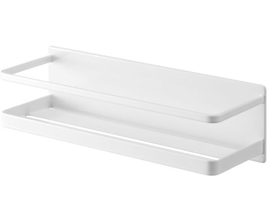 マグネットバスルームラック ミスト ワイド ホワイト画像