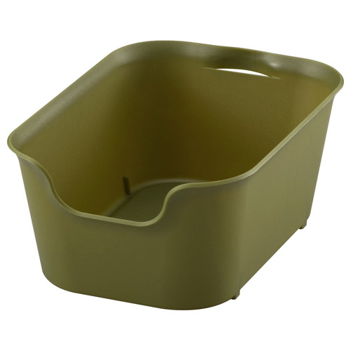 収納ボックス カタス S カラーボックス インナーボックス 引き出し グリーン画像