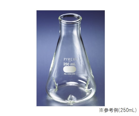 PYREX®　バッフル付三角フラスコ(リム付)　500mL画像