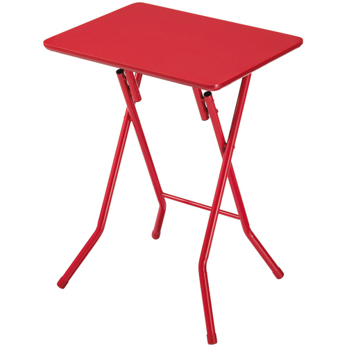 ﾀｯﾁ ﾌｫｰﾙﾃﾞｨﾝｸﾞﾃｰﾌﾞﾙ S 幅560×奥行420mm ﾚｯﾄﾞ 1台画像