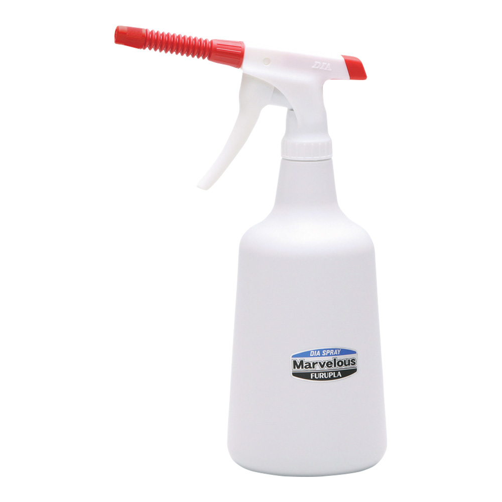 マーベラス（アルカリ系耐用スプレーボトル）レッド 8cmストレートノズル 1000mL画像