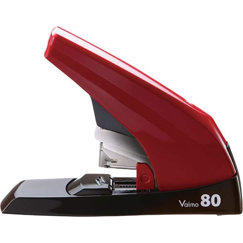 中型フラットホッチキスバイモ８０　レッド　１０個画像