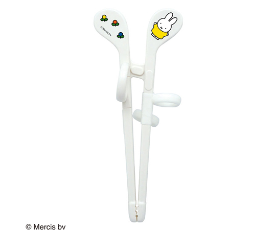 エジソンのお箸mini（左手用）miﬀy ホワイト 12個入