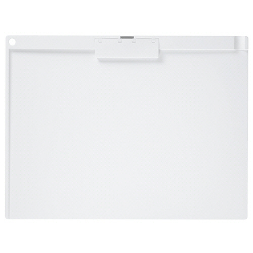 ｸﾘｯﾌﾟﾎﾞｰﾄﾞ(薄型･静音) A4ﾖｺ ﾎﾜｲﾄ 1ｾｯﾄ(10枚)画像