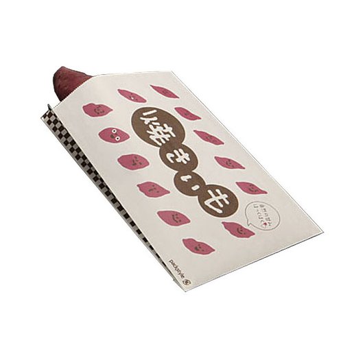 ガゼット袋 焼き芋ガゼット 平袋 晒 パックスタイル [ケース販売]