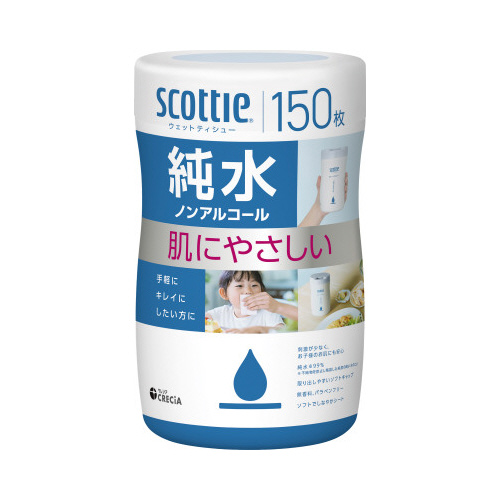 スコッティ　ウェット　純水ノンアル　本体　１５０枚画像