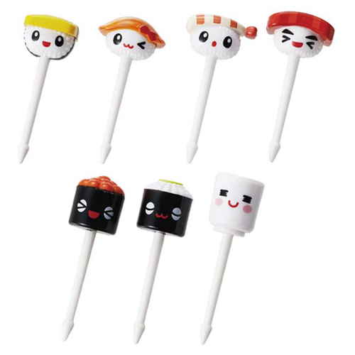 ピック　7本入り　SUSHIピック画像