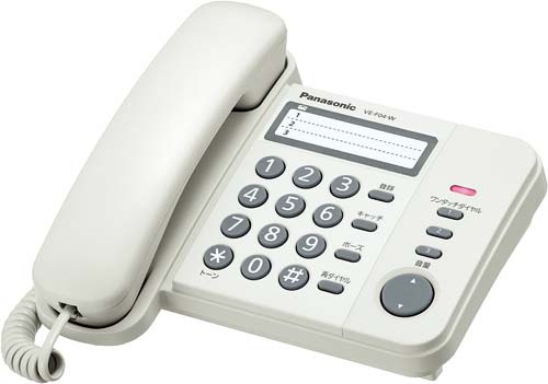 デザインテレホン　ＶＥ－Ｆ０４－Ｗ画像