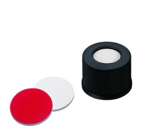 オートサンプラー用バイアル用 黒キャップ 100個入