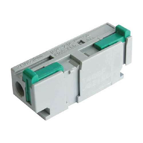 ｽｸﾘｭｰﾚｽ端子台 ｸﾞﾘｰﾝ 1個画像