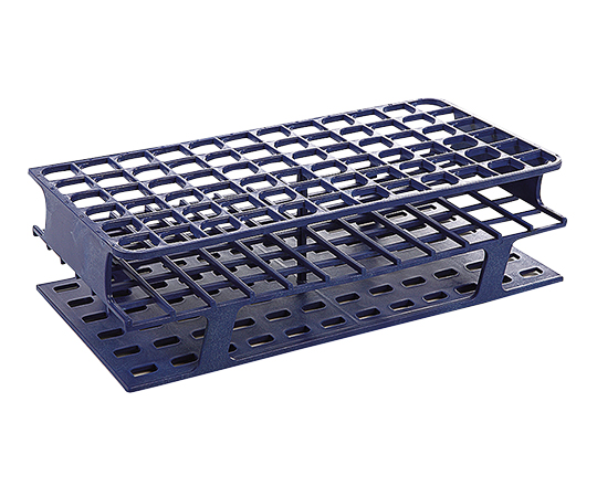 一体成型試験管立て（72穴） 青 16φmm画像