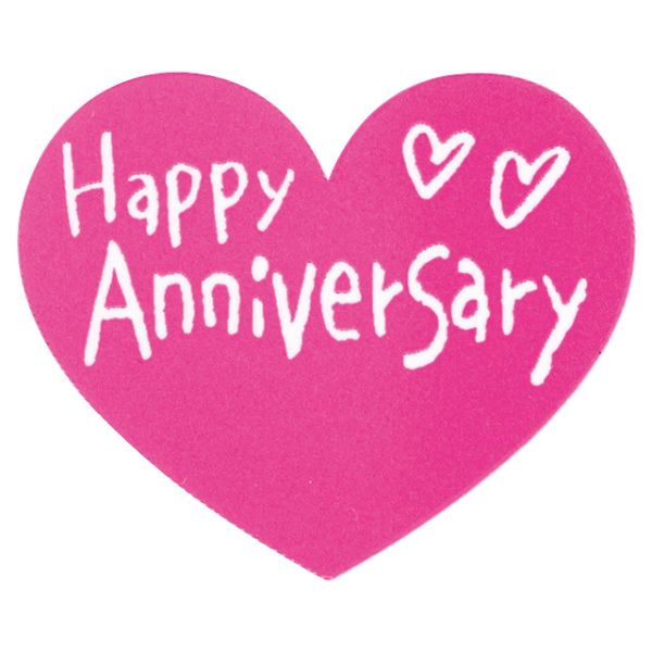 スウィーツ用品 メッセージケーキピック-4 Anniversary(100枚) ヘッズ画像