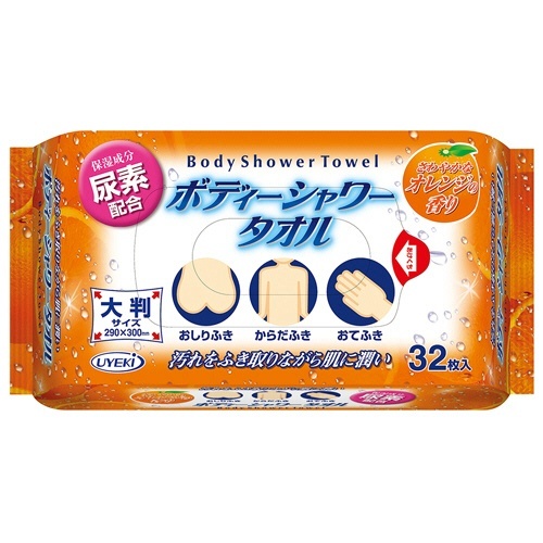 ボディーシャワータオル　1パック(32枚)画像