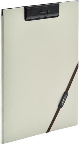 クリップファイル　Ａ４Ｅ　ベージュ　１０冊画像