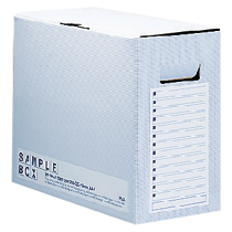 ｻﾝﾌﾟﾙﾎﾞｯｸｽｴｺﾉﾐｰﾀｲﾌﾟ A4ﾖｺ 背幅150mm ﾌﾞﾙｰ 1個画像