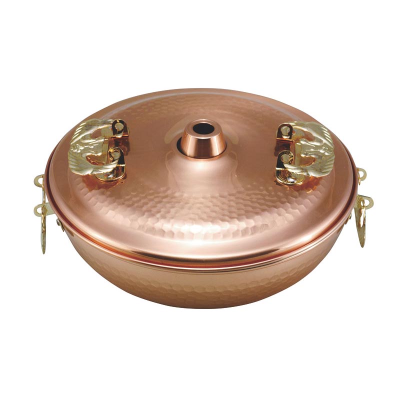 テーブル用品 銅しゃぶ鍋 輝煌 26cm(白無地箱入)画像