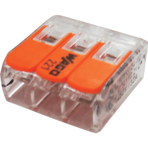 JAPPY ﾜﾝﾀｯﾁｺﾈｸﾀ ｸﾘｱﾀｲﾌﾟ 電線数3本 1箱(50個)画像