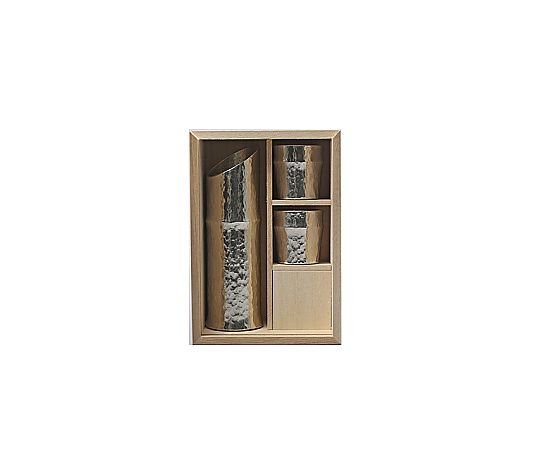 錫 竹型酒器セット 6個入