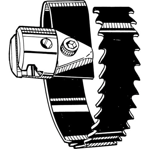 ｽﾊﾟｲﾗﾙ鋸刃ｶｯﾀ(57mm) T-110 1個画像