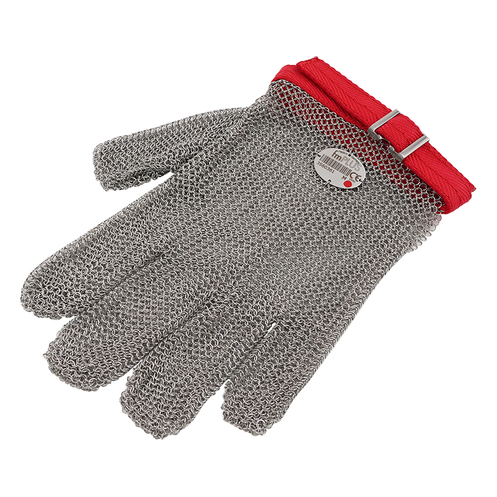 ステンレスメッシュ手袋(左右兼用)　5本指　M画像