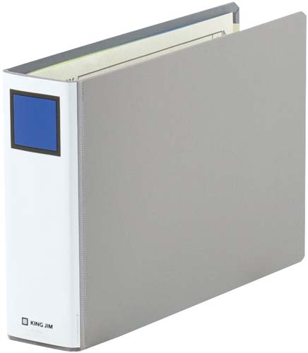 キングファイルＧ灰Ｂ５横　背幅６６ｍｍ　３冊画像