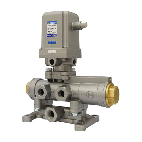 ﾊﾟｲﾛｯﾄ式4方向電磁弁(ｼﾝｸﾞﾙｿﾚﾉｲﾄﾞﾀｲﾌﾟ) Rc3/8 1台画像