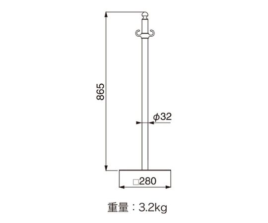 フロアパーティションポールスタッキングクローム/鏡面 円形のポールがスタッキングされ、光沢のあるクローム仕上げが強調されている状態