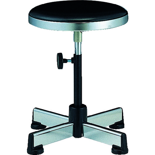 ノーリツ　作業用チェア　ビニールレザー　黒画像