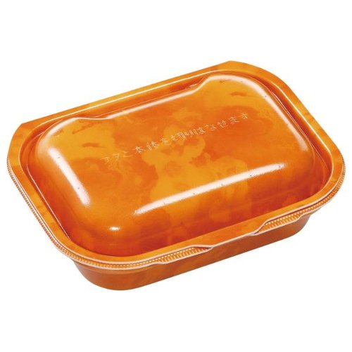 軽食容器 DLVボーノ20-15 カフェORW エフピコ 透明な容器に盛られたカラフルな軽食が見える状態