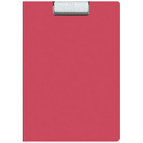 ｸﾘｯﾌﾟﾎﾙﾀﾞｰ(ｶﾊﾞｰ付き用箋挟･PP) A4 赤 1ｾｯﾄ(10枚)画像