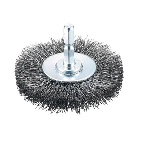 軸付ﾎｲｰﾙﾌﾞﾗｼ φ65×6 0.3mm ﾜｲﾔｰ線 1個画像