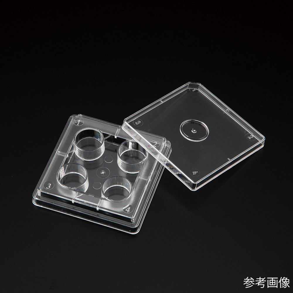 ビオラモ細胞培養プレート（4ウェル） 1箱(4枚×30包入)画像