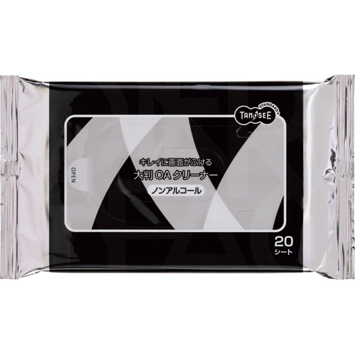 ｷﾚｲに画面がふけるOAｸﾘｰﾅｰ ﾉﾝｱﾙｺｰﾙ 大判 1ｾｯﾄ(200枚:20枚×10ﾊﾟｯｸ)画像