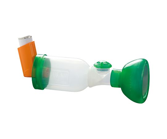 ティップスヘイラー（pMDI用吸入補助器具）　乳児用マスク付画像