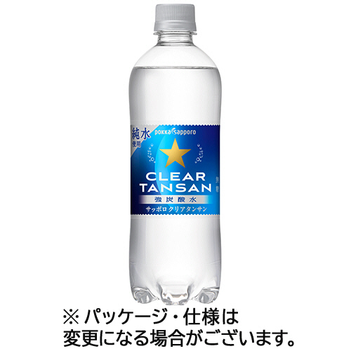 ｻｯﾎﾟﾛｸﾘｱﾀﾝｻﾝ 600mL ﾍﾟｯﾄﾎﾞﾄﾙ 1ｹｰｽ(24本)画像