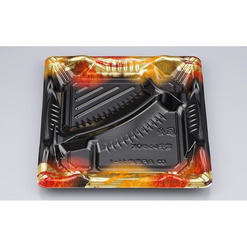 シーピー化成 弁当容器 BF恵味11-1 天舞赤 本体(N)画像