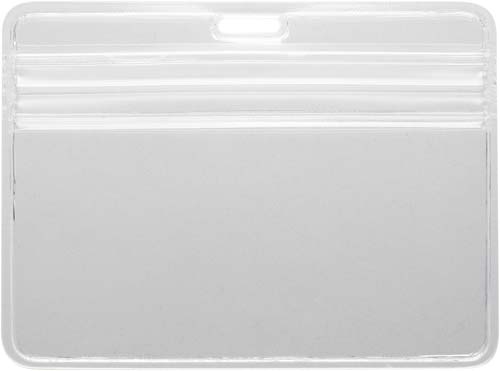 防水チャック付名札（名刺サイズ）ケース　１０枚入画像