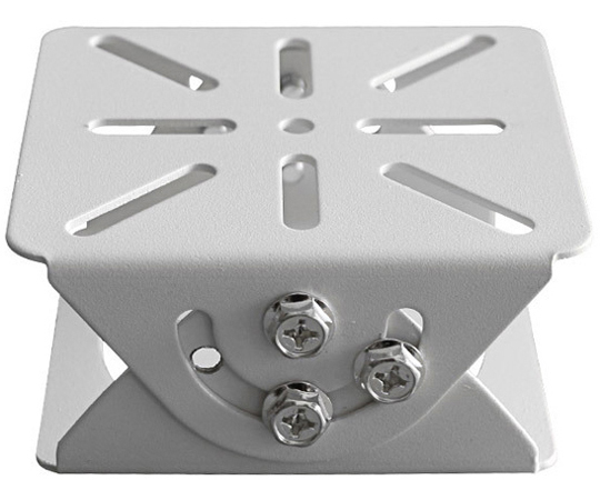 監視カメラ ユニバーサル 角度調整 ハウジングブラケット取り付け金具【白】画像