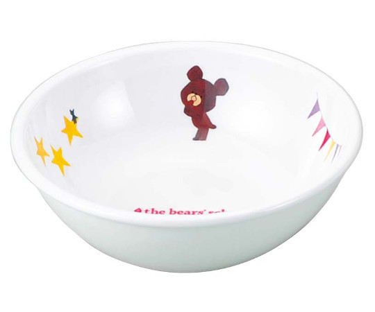 メラミン子供食器　くまのがっこう　ボール　M-3155J画像