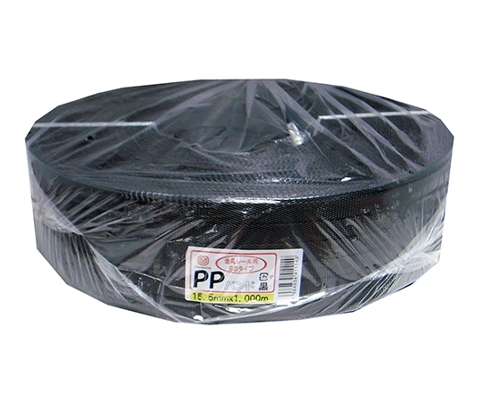 荷造り・結束用PPバンド 15.5mm×1000m 黒 5巻入画像