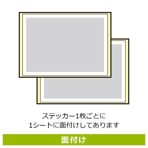フロアーマット ステッカー KYK1200 →ブルー 2枚入 KALBAS 青いフロアーマットステッカーが並べられ、鮮やかな色合いが目を引く状態