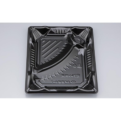 シーピー化成 弁当容器 BF恵味8-7 黒 本体(N)画像