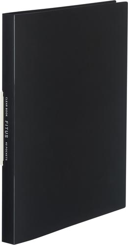 クリヤーブック＜ＦＩＴＵＳ＞固定式４０Ｐ　黒６冊画像