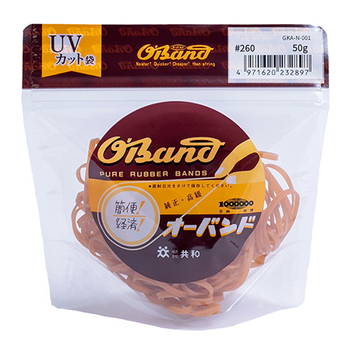 ｵｰﾊﾞﾝﾄﾞ #260 内径63.5mm 50g入 透明袋 1袋