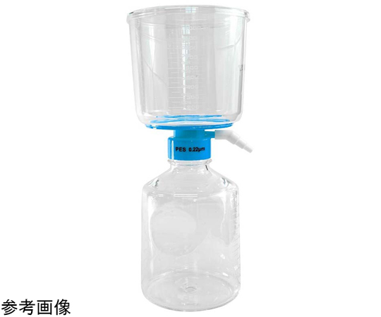 EXTRACTO ボトルトップフィルター＆ボトル BLUE 1,000mL PES 91mmφ 0.45μm 滅菌 12個入画像