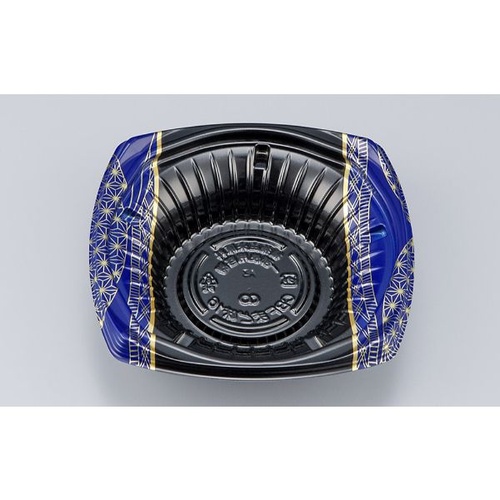 シーピー化成 どんぶり容器 CBFまど味16 いづつ青 本体画像