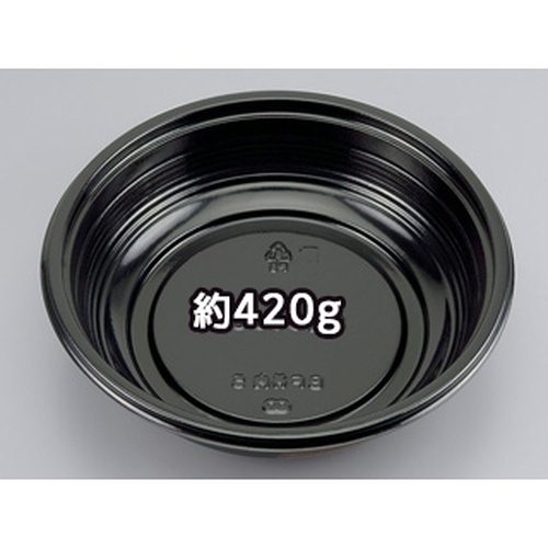 シーピー化成 どんぶり容器 BF丼内5 黒つづみ 本体 発泡画像