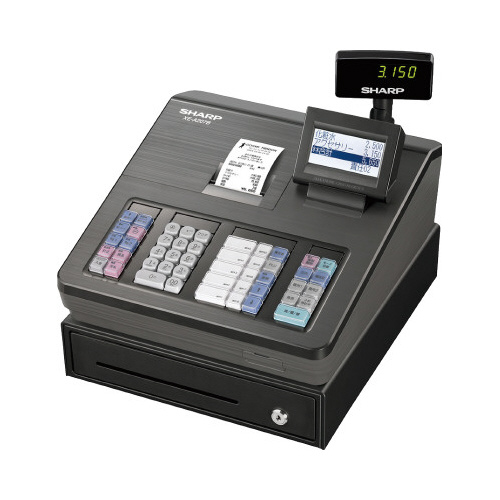 シャープ　レジスター　ＸＥＡ－２０７ＢＢ　ブラック画像