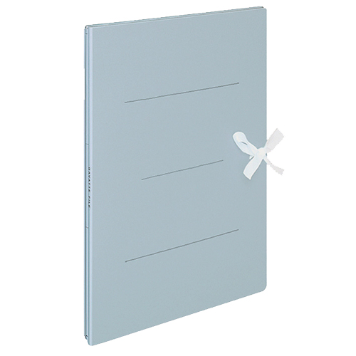 ｶﾞﾊﾞｯﾄﾌｧｲﾙ(紙製) A4ﾀﾃ(ひも付き) 1000枚収容背幅13-113mm 青 1ｾｯﾄ(10冊)画像